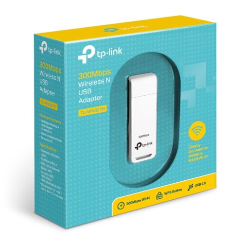 TP-LINK TL-WN821N 300 MBPS WiFi WI-FI Wireless N USB Adapter